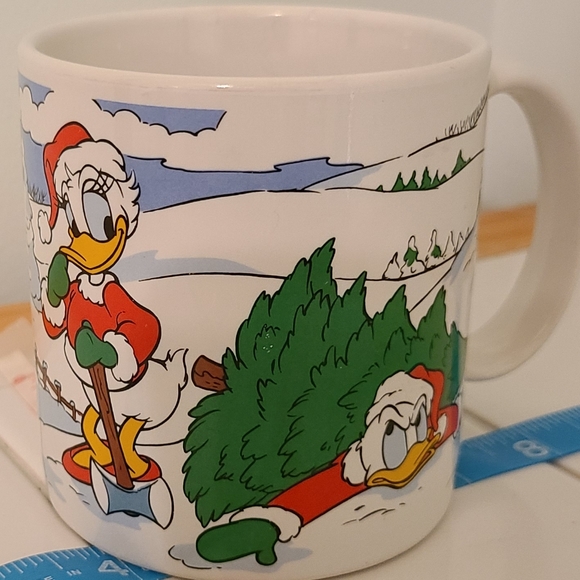 Vintage 80s Walt Disney Coffee Mug Donald Duck - Picture 2 of 5